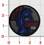 Official VMM-365/HMLA-167 24th MEU Skids Shoulder Qual Patch