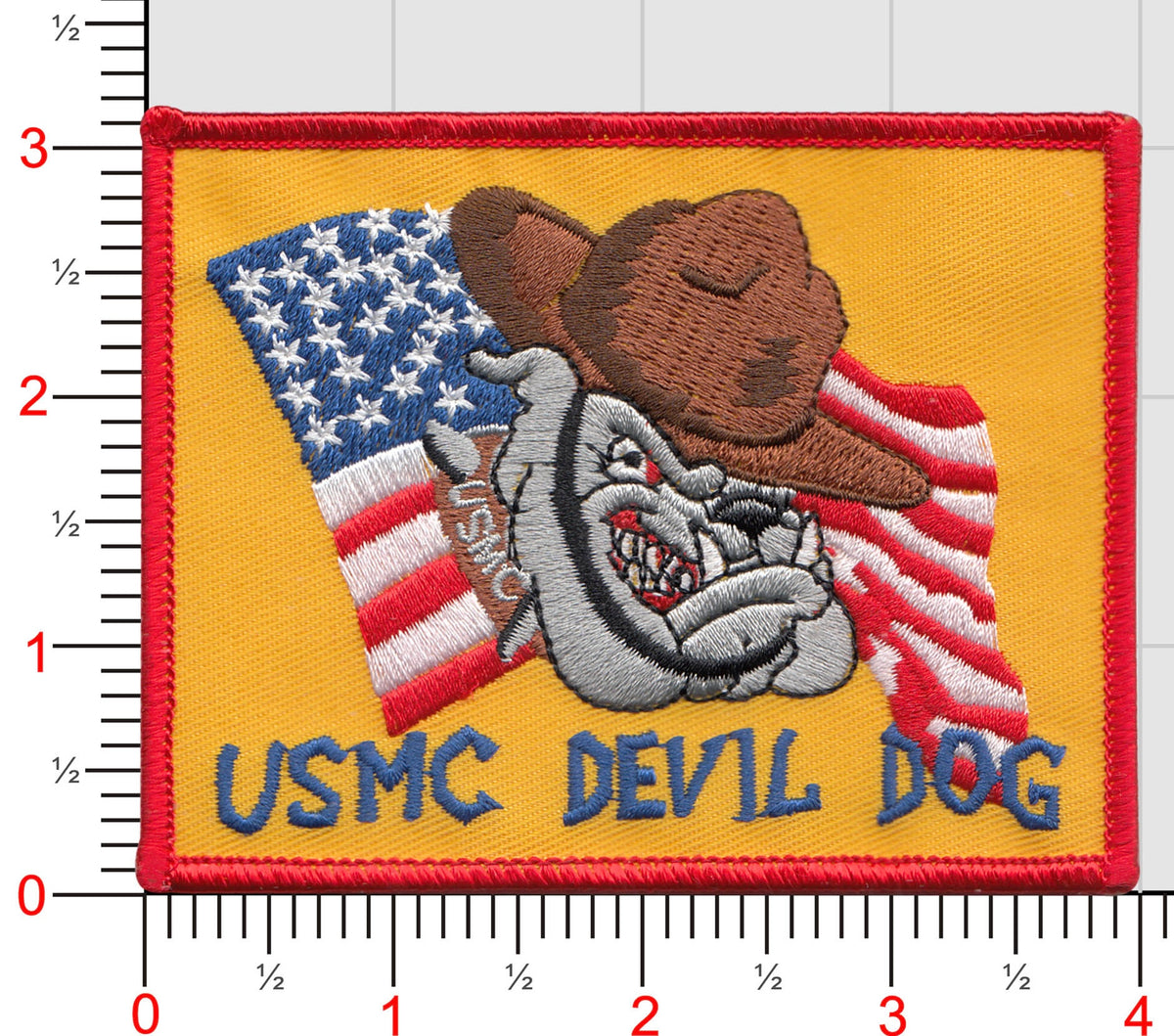 Buy Officially Licensed USMC Devil Patch | MarinePatches.com
