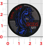 Official VMM-365/HMLA-167 24th MEU Skids Shoulder Qual Patch