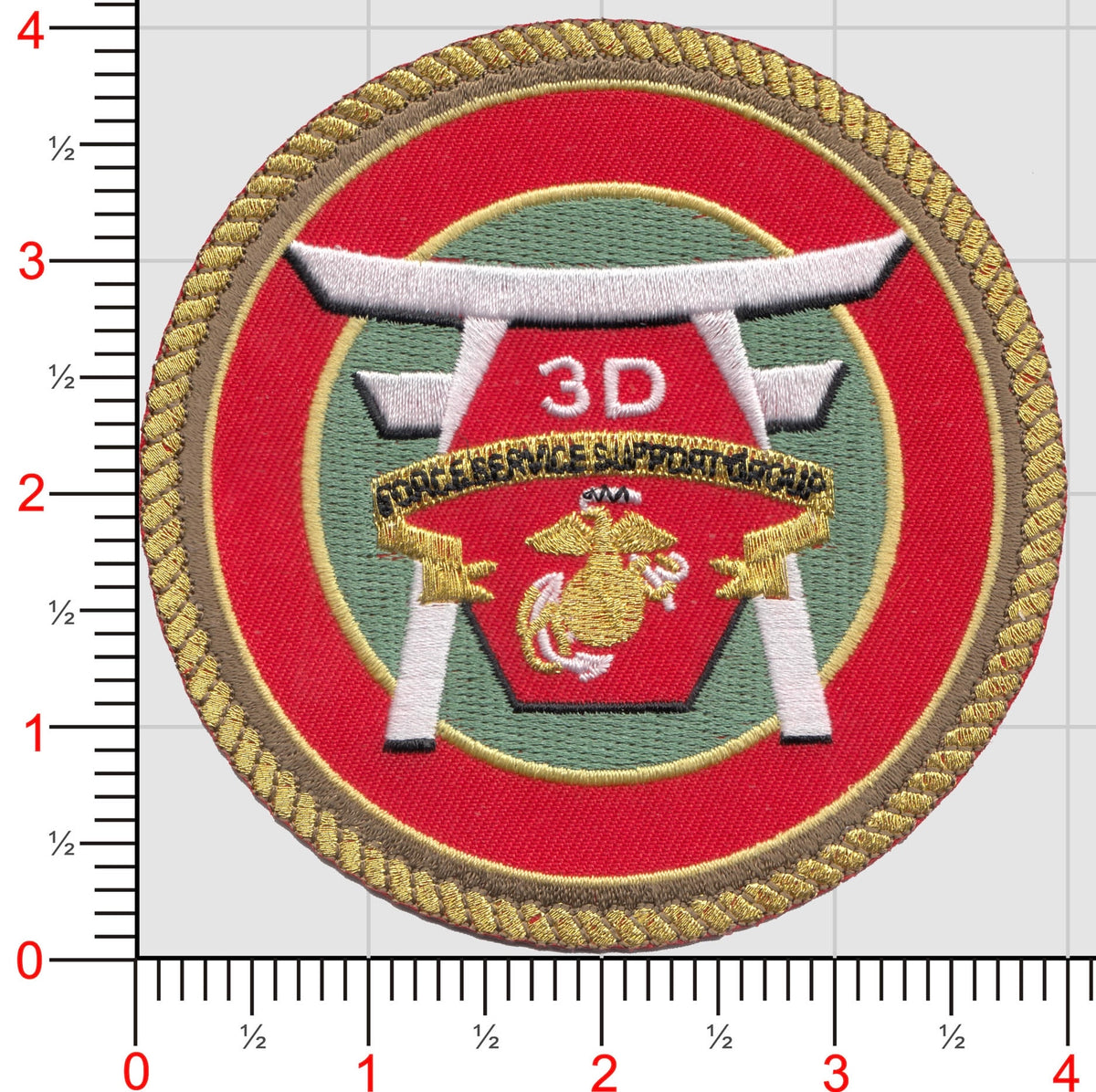 ミリタリー USMC 3rd Force Service Support Group Officially Licensed USMC 3rd Force Service Support Group