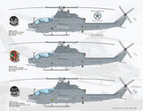 1/48 Scale AH-1Z Marine Skid Kid Zulu's