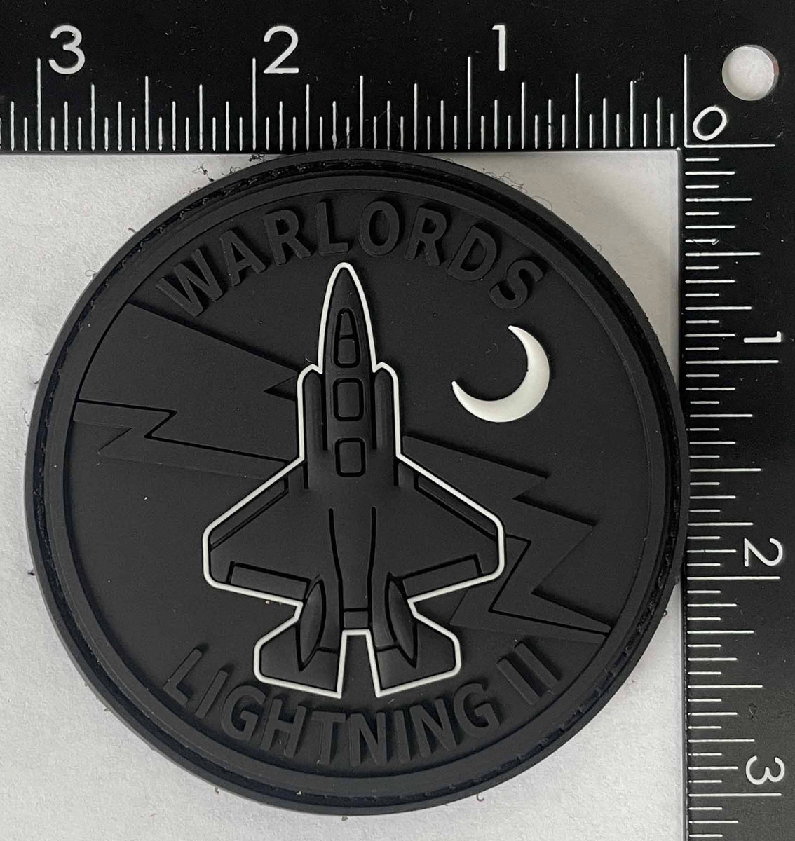 Official VMFAT-501 Warlords F-35 PVC Shoulder Patch