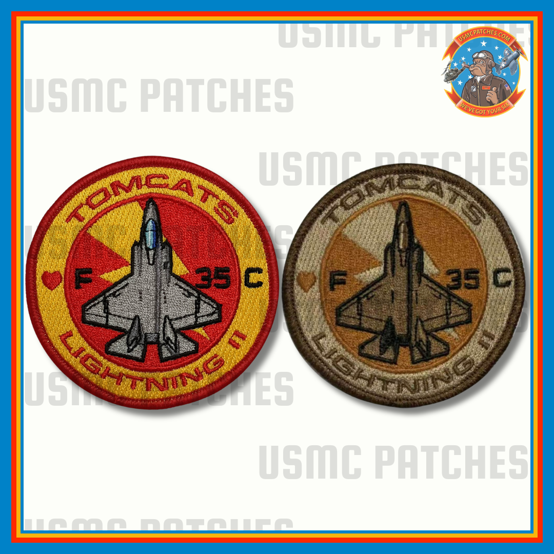 Buy Official VMFA-311 Tomcats F-35 Patch | MarinePatches.com