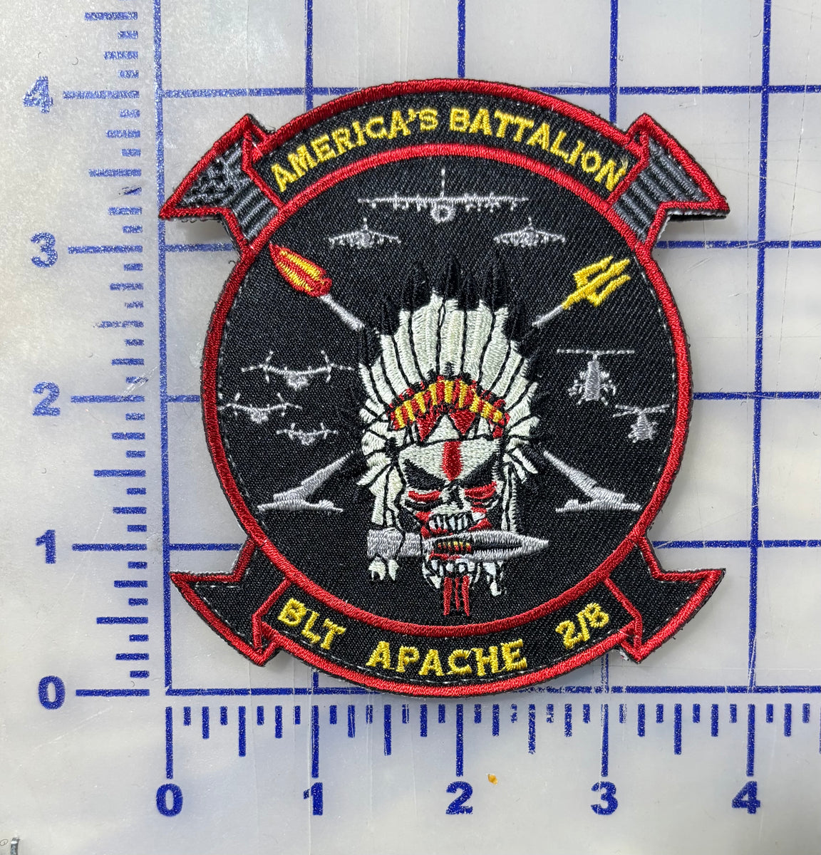 Buy Official 2nd Battalion 8th Mar Patch | MarinePatches.com