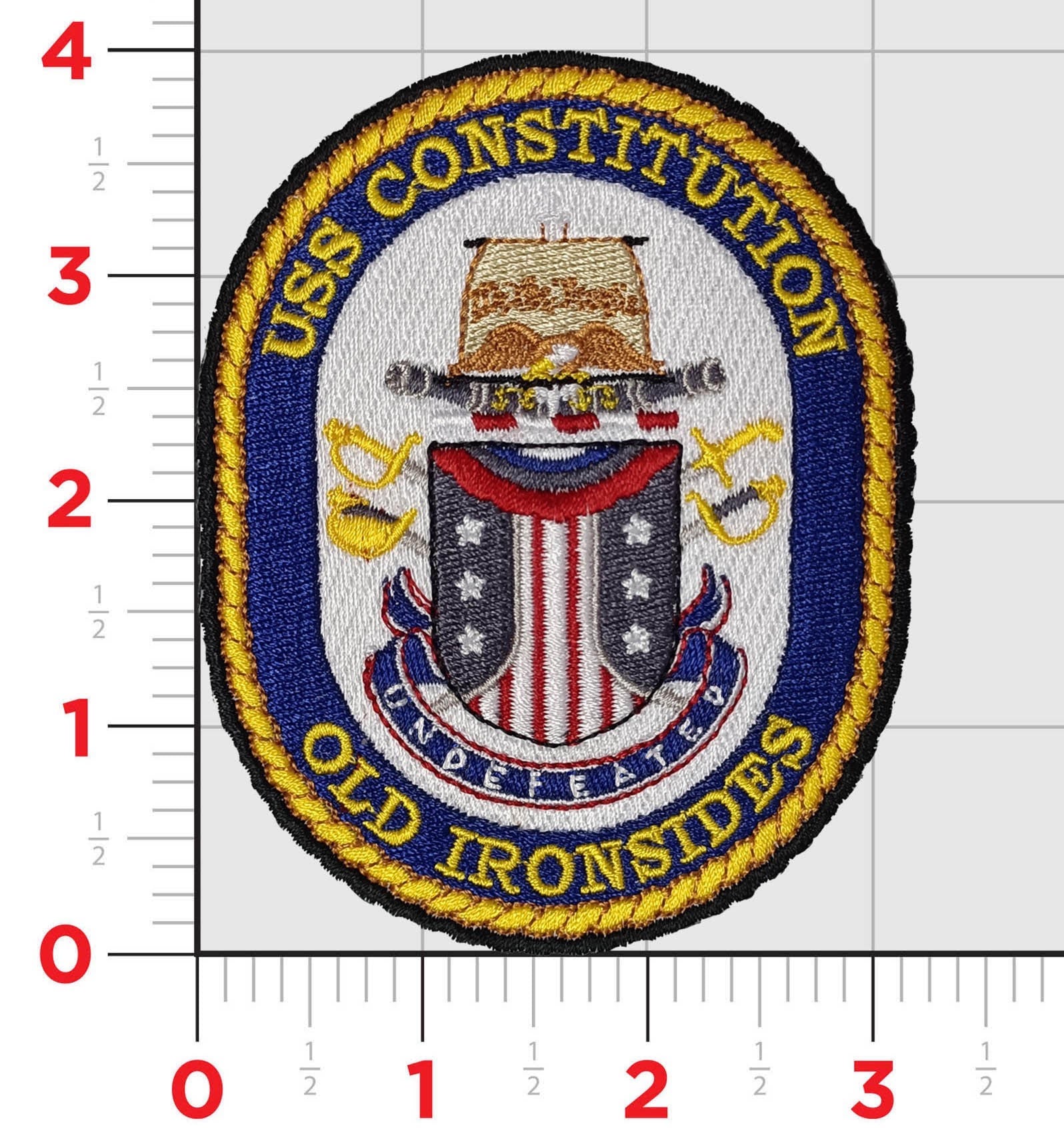 Buy Officially Licensed USS Consti Patch | MarinePatches.com