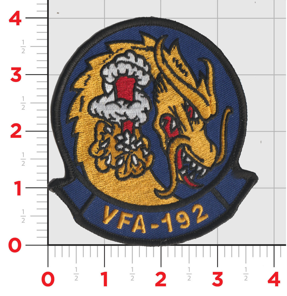 商談中 米海軍 VFA-192 GOLDEN DORAGONS WEST PAC VFA-192 Patch World Famous Golden Dragons | Squadron Patches