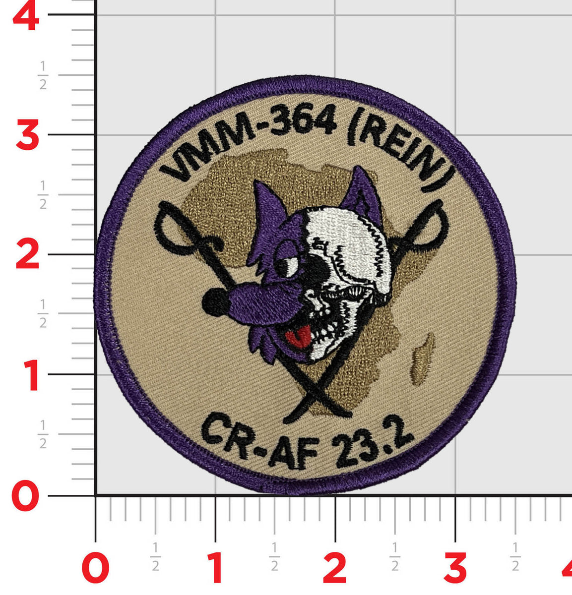 Buy Official VMM-364 Purple Fox RE Patch | MarinePatches.com
