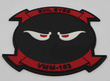 Officially Licensed USMC VMM-163 Evil Eyes PVC Patch