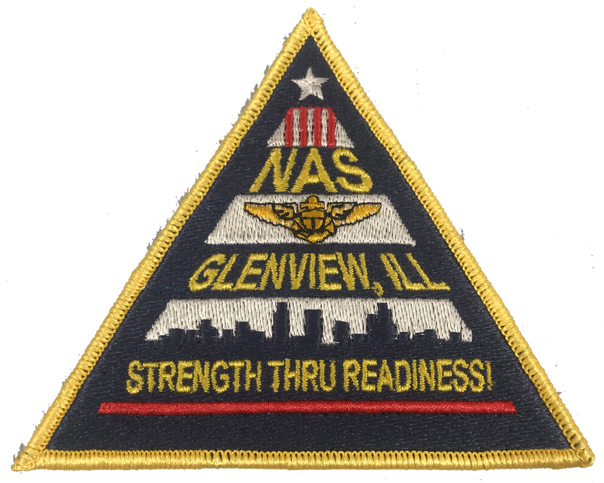 Officially Licensed Naval Air Station NAS Glenview, IL Patch
