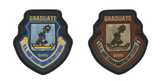 USAF SAMS Graduate Leather Edge Patch