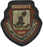 USAF SAMS Graduate Leather Edge Patch