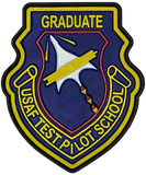 USAF Test Pilot Leather Patch