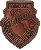 USAF Test Pilot Leather Patch