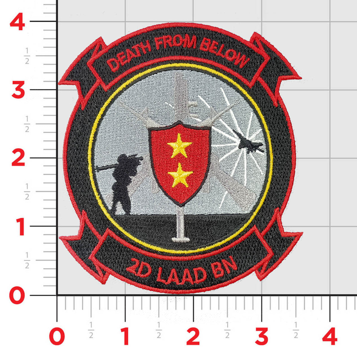 BATTALION 2枚 2 BN, 1 Brigade B Co Skull Patch | 2nd Battalion, 1 Brigade