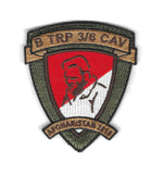 US Army B Troop 3/6 Cav Silver Spurs Patch