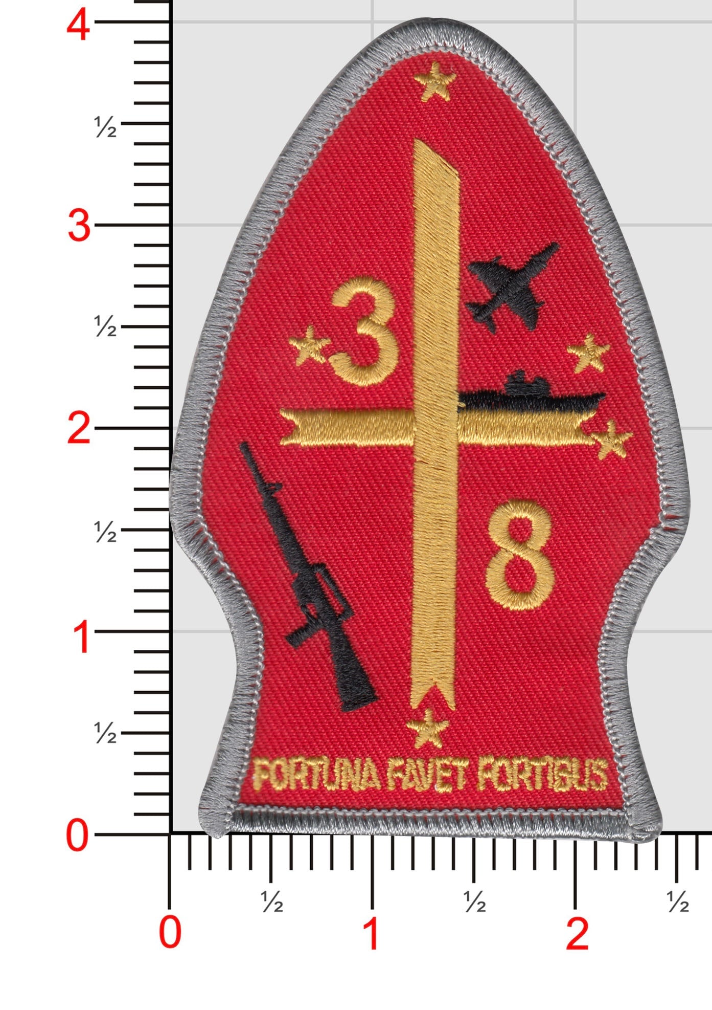 Buy Officially Licensed USMC 3rd B Patch | MarinePatches.com