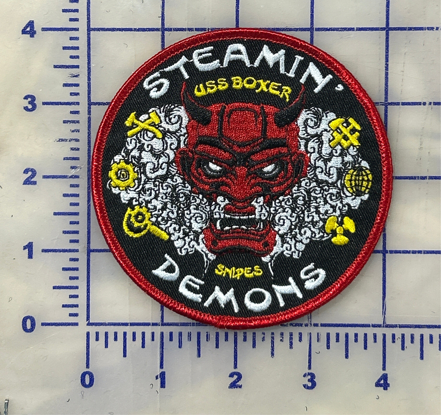 Official USS Boxer Steamin' Demons Snipes Patch