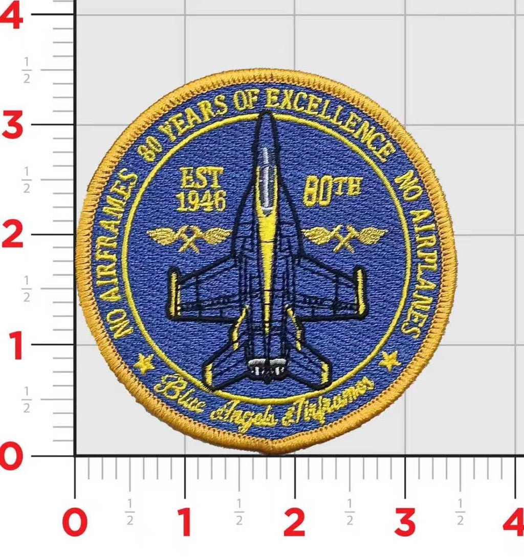 Official Blue Angels Airframes Shoulder Patch