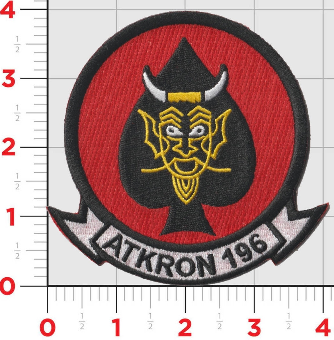 Officially Licensed US Navy VA-196 Main Battery Squadron Patch