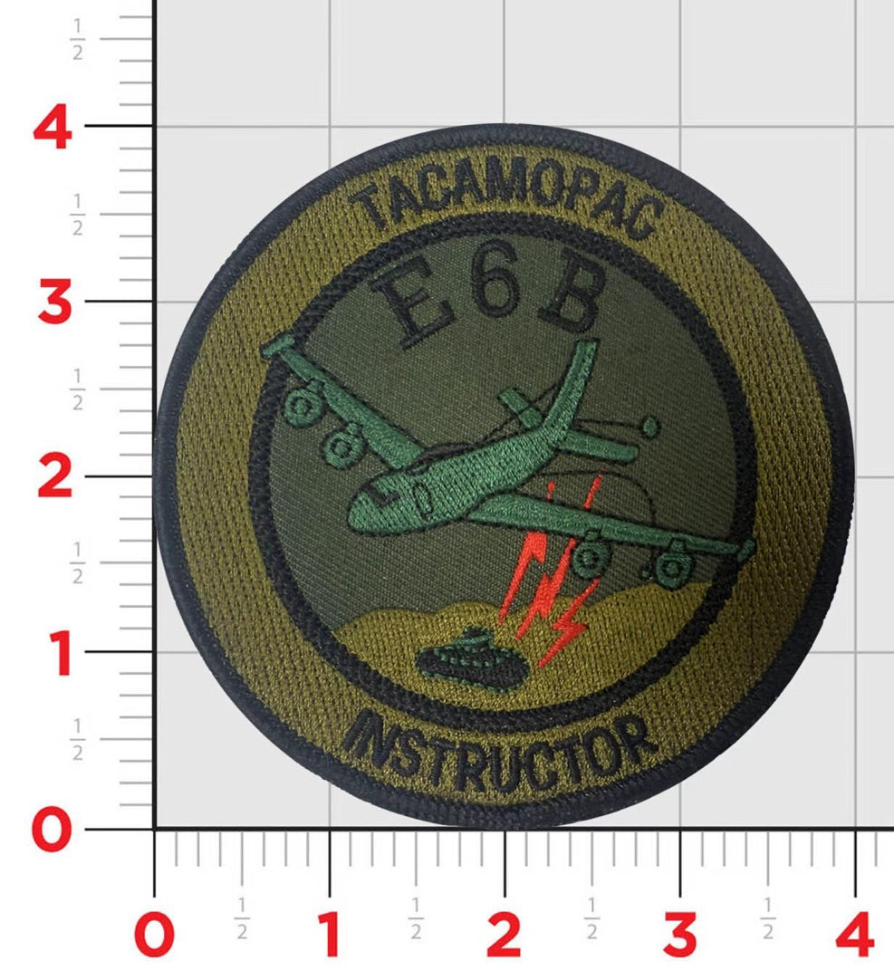 Official VQ-3 Ironman TACAMOPAC E-6B Patch