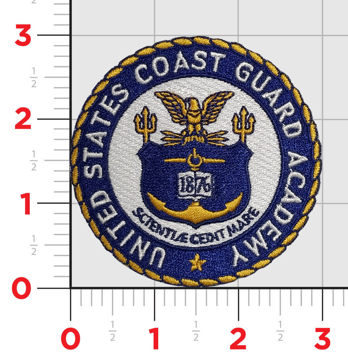 Officially Licensed US Coast Guard Academy Patch