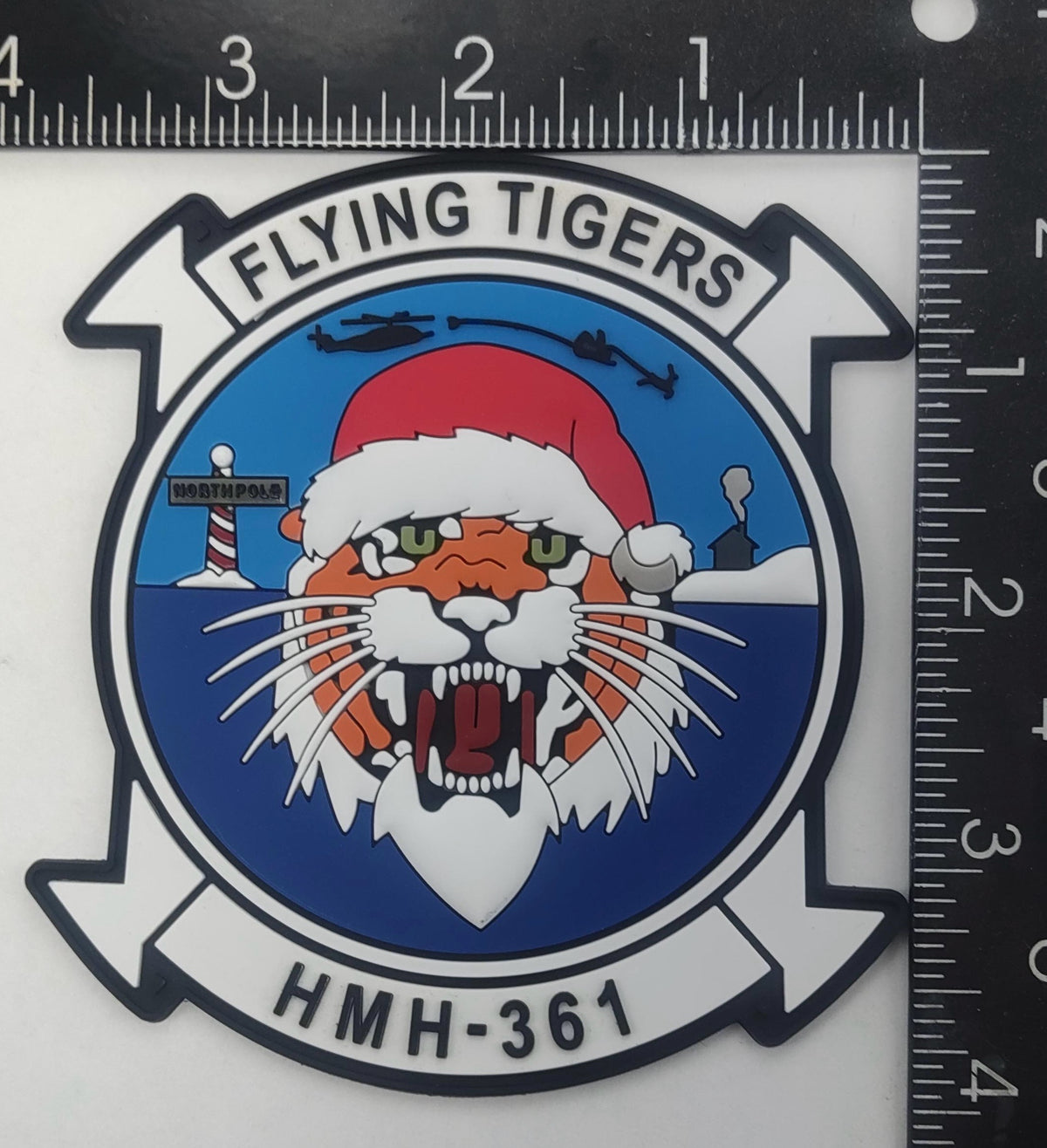Official HMH-361 Flying Tigers PVC Christmas patch