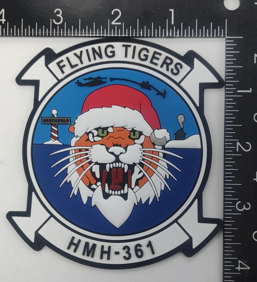 Official HMH-361 Flying Tigers PVC Christmas patch