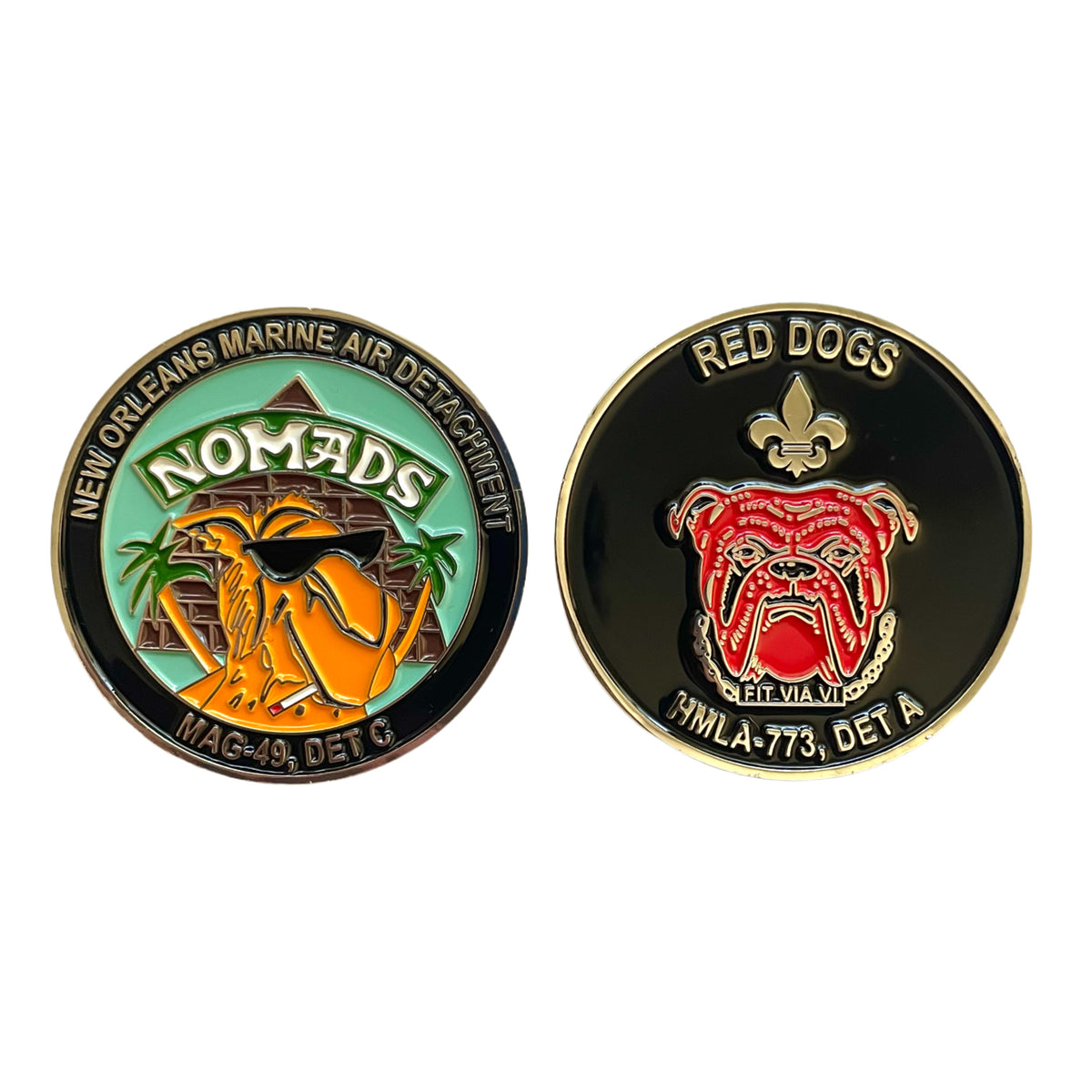Officially Licensed USMC HMLA-773 DET A/Nomad Coin