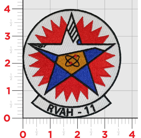 Officially Licensed US Navy RVAH-11 Checkertails Squadron Patch
