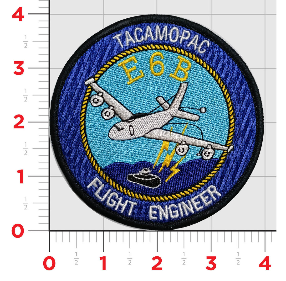 Official VQ-3 Ironman TACAMOPAC E-6B Patch