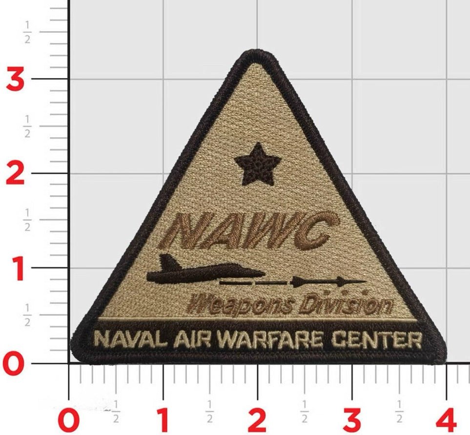 Officially Licensed US Navy NAWC Naval Air Warfare Center Patch