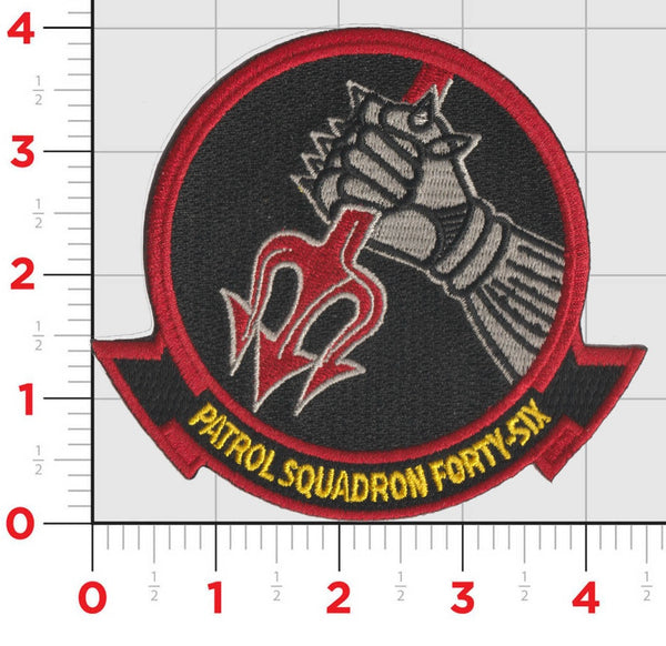 Officially Licensed US Navy VP-46 Gray Knights "Backstabber" Patches