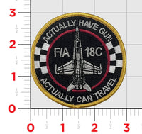 Official VMFA-312 Checkerboards F-18 Shoulder Patches