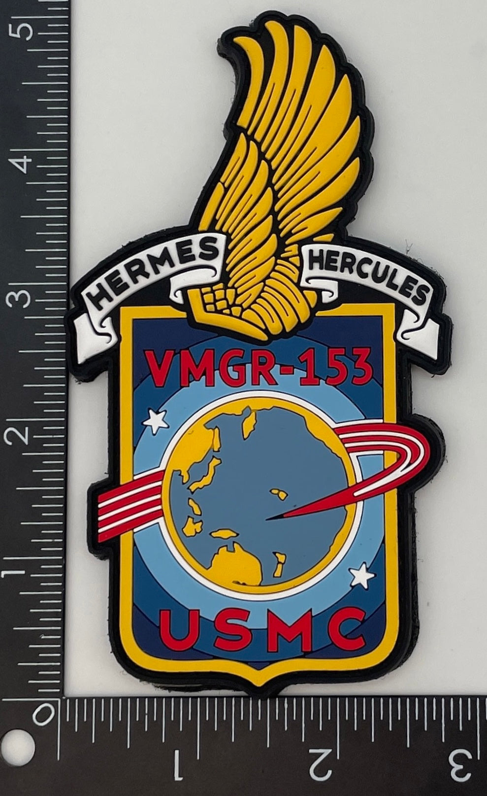 Officially Licensed USMC VMGR-153 Hermes Hercules PVC Patch