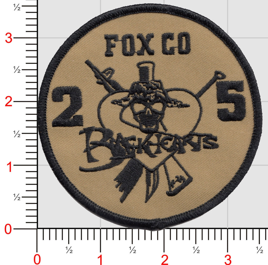 Officially Licensed USMC 2nd Bn 5th Marines Blackhearts Patch
