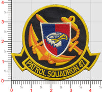 Officially Licensed US Navy VP-47 Golden Swordsmen Patch