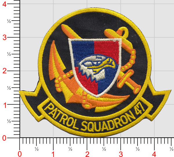 Officially Licensed US Navy VP-47 Golden Swordsmen Patch