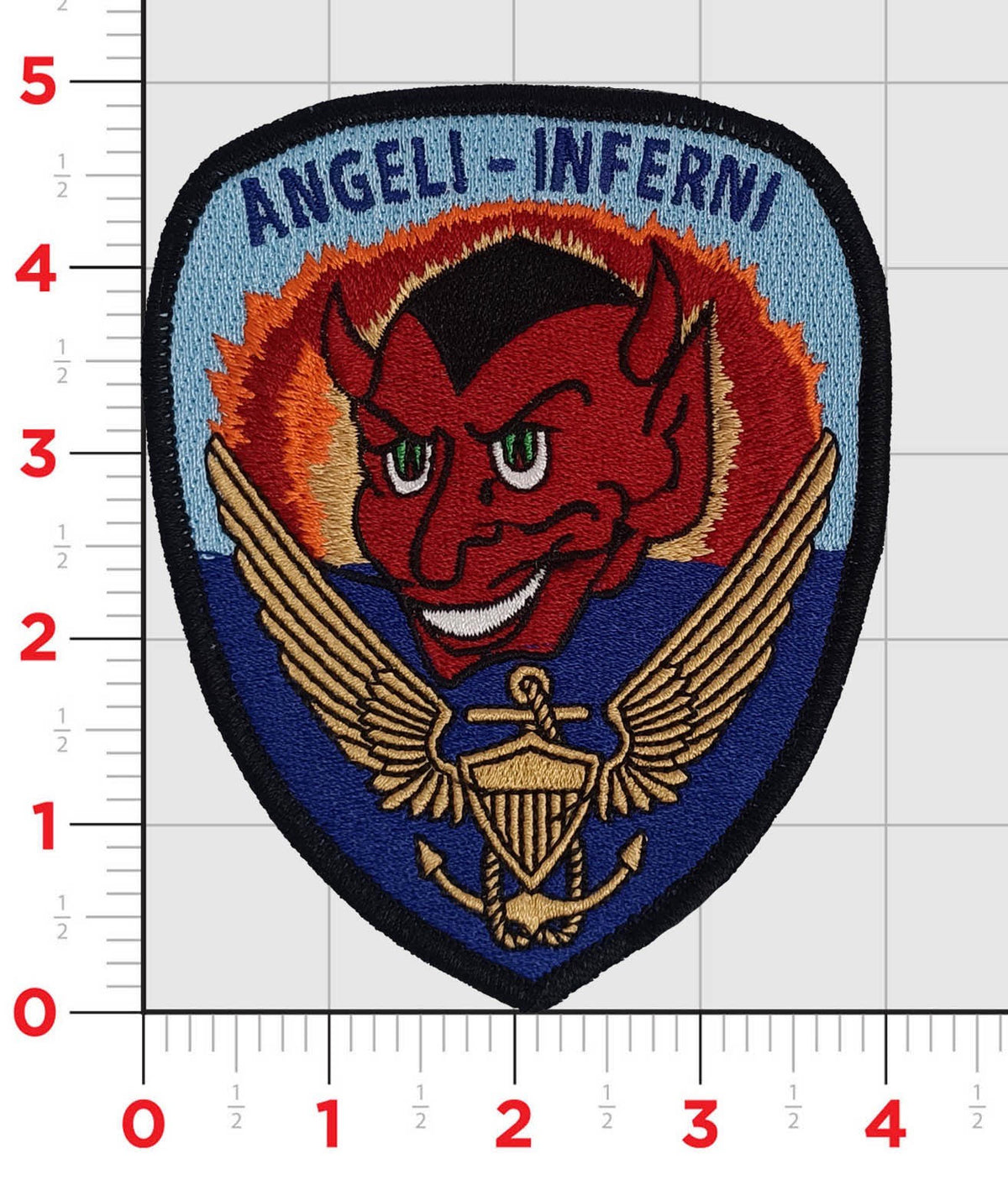 Officially Licensed US Navy VA-54 Hells Angels Squadron Patch