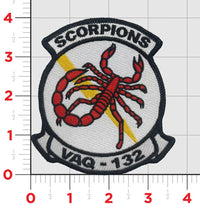 Officially Licensed US Navy VAQ-132 Scorpions Squadron Patch