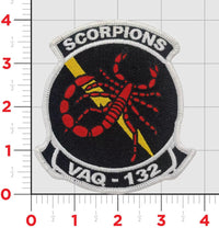 Officially Licensed US Navy VAQ-132 Scorpions Squadron Patch
