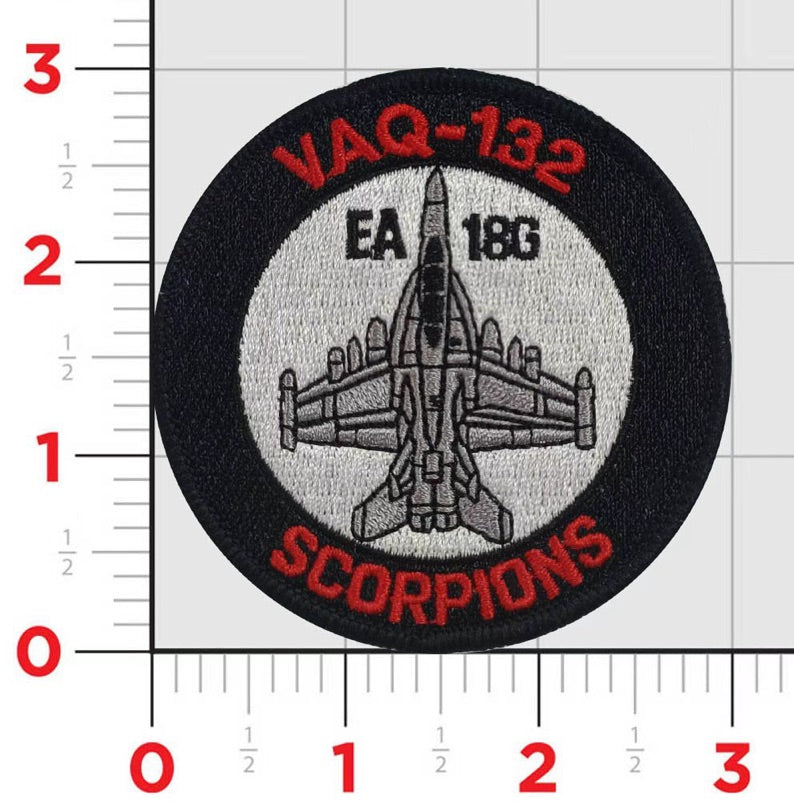 Official VAQ-132 Scorpions EA-18G Shoulder Patch