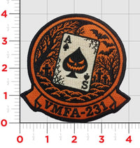 Official VMFA-231 Ace of Spades Holiday Patch Collection