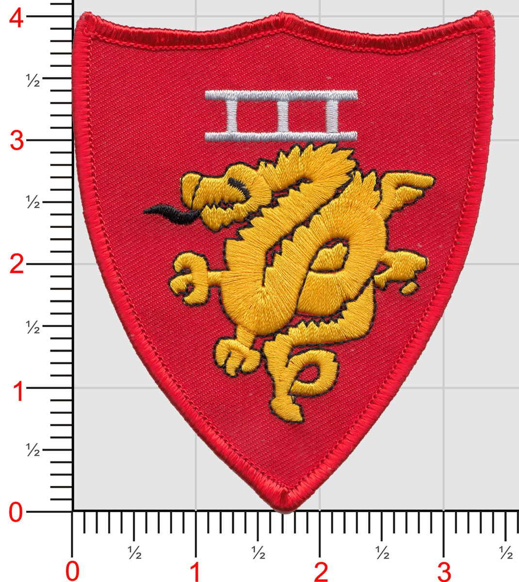 Buy Officially Licensed USMC 3rd M Patch | MarinePatches.com ...