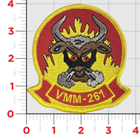 Officially Licensed USMC VMM-261 Raging Bulls Patch