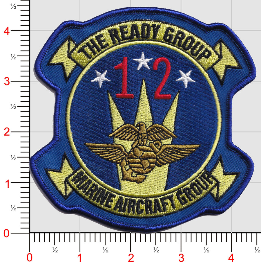 Officially Licensed USMC Marine Aircraft Group MAG 12 Patch