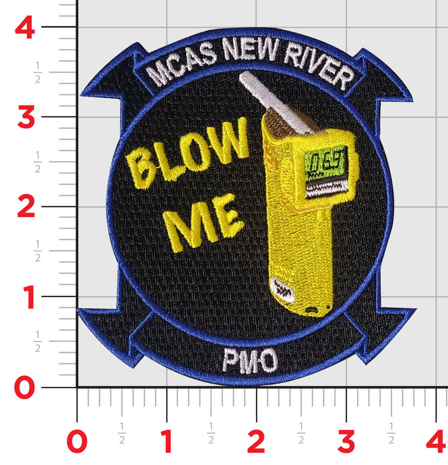 Official MCAS New River PMO Blow Me Patch (New River)