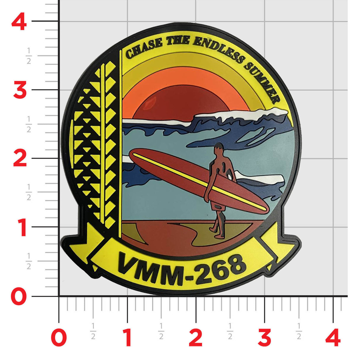 Official VMM-268 Red Dragons Endless Summer Friday Patch
