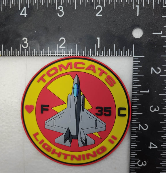 Official VMFA-311 Tomcats F-35C PVC Shoulder Patch