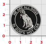 Official HMH-466 Wolfpack We're All Dogs in God's Hot Car Shoulder Patches