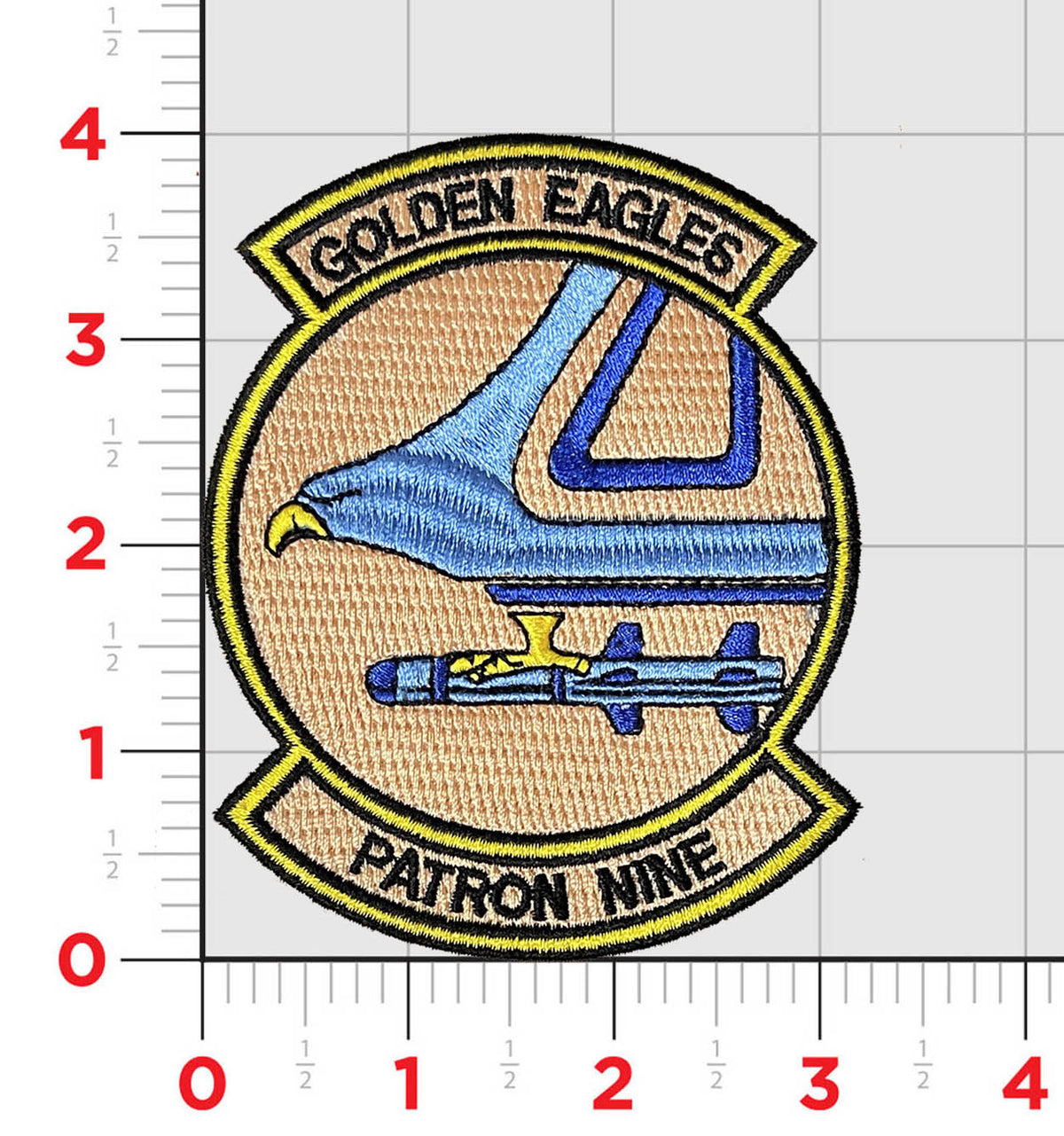 Officially Licensed US Navy VP-9 Golden Eagles Patch